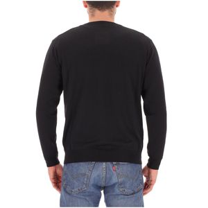 Crewneck sweater in extrafine merino wool