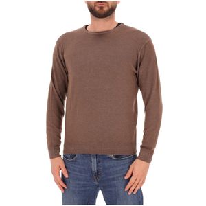 Solid color sweater in extrafine merino wool