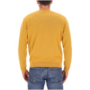 Crew-neck sweater in wool and cashmere