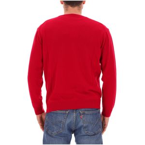 Crew-neck sweater in wool and cashmere