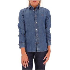 Camicia in denim Straight-Fit con pony