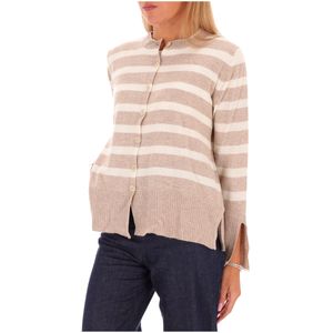 Striped wool pullover