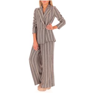 Giacca doppiopetto con filo lurex e fili triplo colore