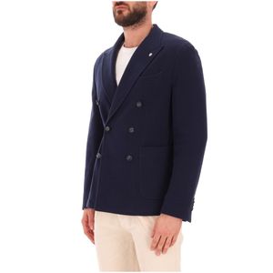 Regimental double-breasted jacket