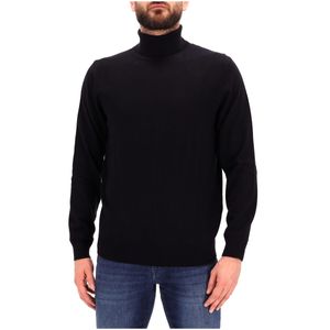 Solid color cotton turtleneck