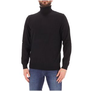 Solid color cotton turtleneck