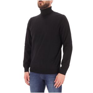 Solid color cotton turtleneck