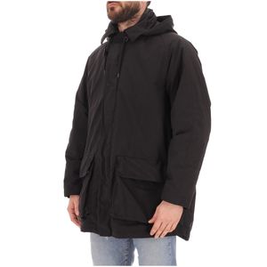 Parka with removable down jacket