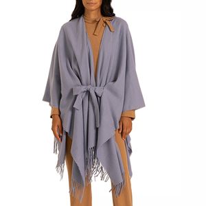 Cape with fringes