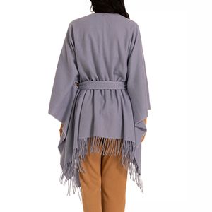 Cape with fringes