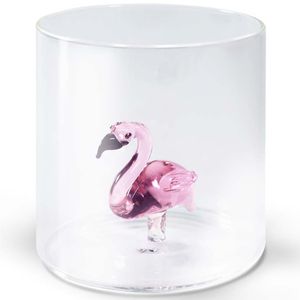 Splash-proof borosilicate glass cup