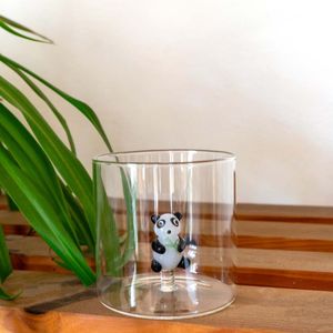 Bicchiere in vetro borosilcato anti schizzo
