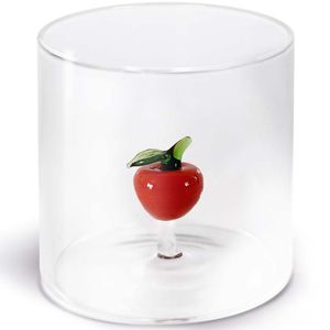 Splash-proof borosilicate glass cup