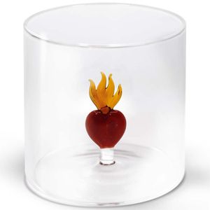 Splash-proof borosilicate glass cup