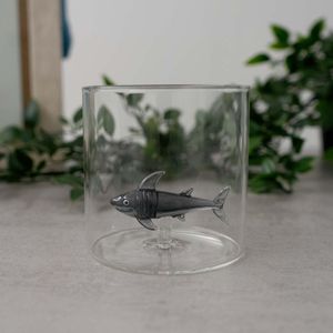 Splash-proof borosilicate glass cup