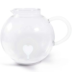 Splash-proof borosilicate glass jug