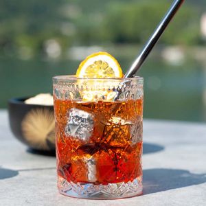 Set of 6 reusable stainless steel drink cooler cubes