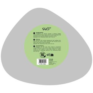 Double-sided placemat with design
