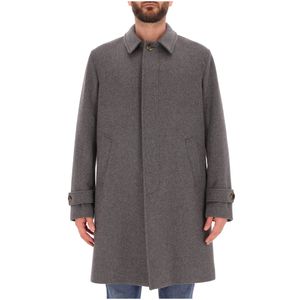 Cappotto dritto in pura lana vergine