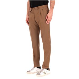 Easy camel colored cotton trousers
