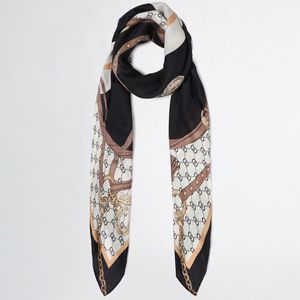 Foulard quadrato con stampa