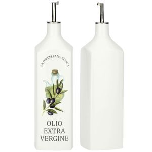 White Square Oil Bottle Preserve