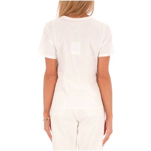 Gaetana T-shirt with macramé decoration on the neckline