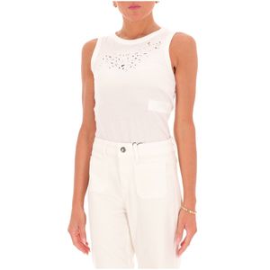 Belair macrame lace top