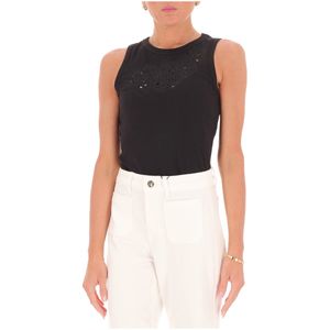 Belair macrame lace top