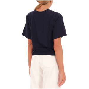 Addirsi T-shirt with rhinestone and pearl jewel applications