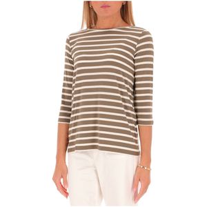 Lidia viscose sweater with 3/4 sleeves