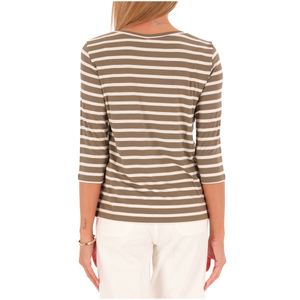 Lidia viscose sweater with 3/4 sleeves