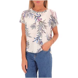 Rest blouse in printed satin