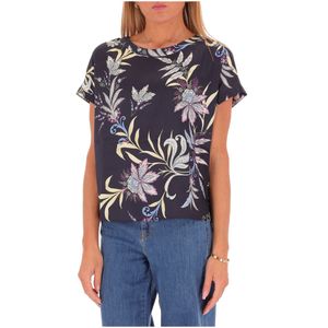 Rest blouse in printed satin