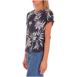 Rest blouse in printed satin
