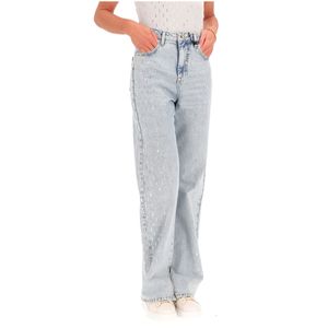 Cotton jeans with studs