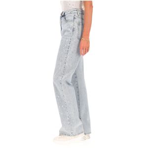 Cotton jeans with studs