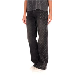 Indigo Grey Studded Jeans