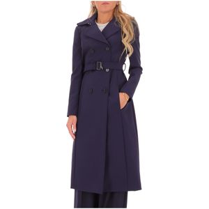 Trench con fibbia in nylon bielastico