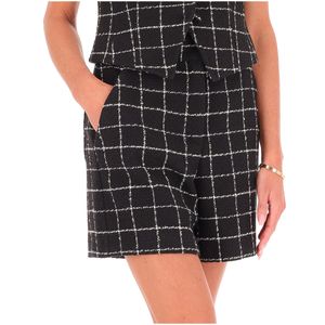 Shorts neri Gatti a righe bianche