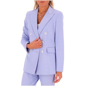Blazer doppio petto Occupe azzurro