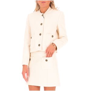 Giacca in stuoia stretch Afona