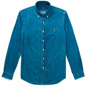 Oxford slim blue shirt