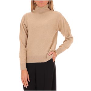 Lupetto in lurex misto viscosa, lana e cashmere