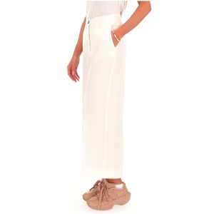 Elettra2 Viscose and Linen Trousers