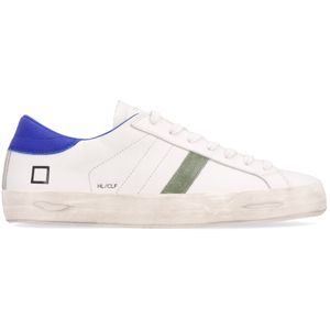 Hill Low Calf White Sneakers with Colourful Detail