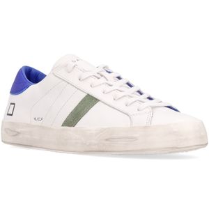 Hill Low Calf White Sneakers with Colourful Detail