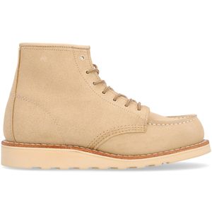 Classic Cream Abilene Boot in Beige Suede