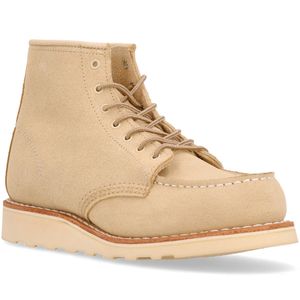 Classic Cream Abilene Boot in Beige Suede