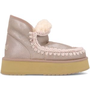 Mini Eskimo Platform Boot Metallic